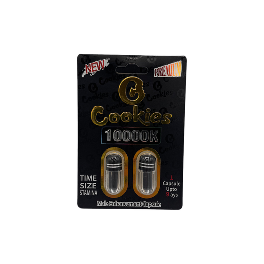 Cookies - Enhancer - 10000k Black Caps - 2pk - 24ct
