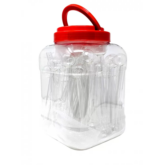 Oil Burner - 6" Clear - 60ct