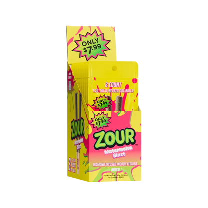 Zour Stash - 1.5G THCA Infused Pre-Rolls - 2pk - 10ct