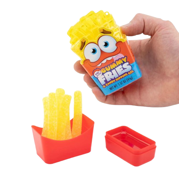 Gummy Fries Dip-N-Lik Candy - 12ct