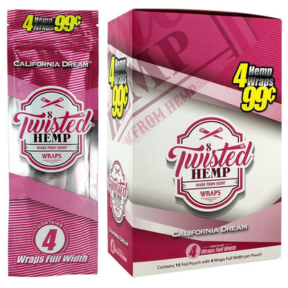 Twisted Hemp Wraps - 15 CT Variety Pack - Assorted Flavors