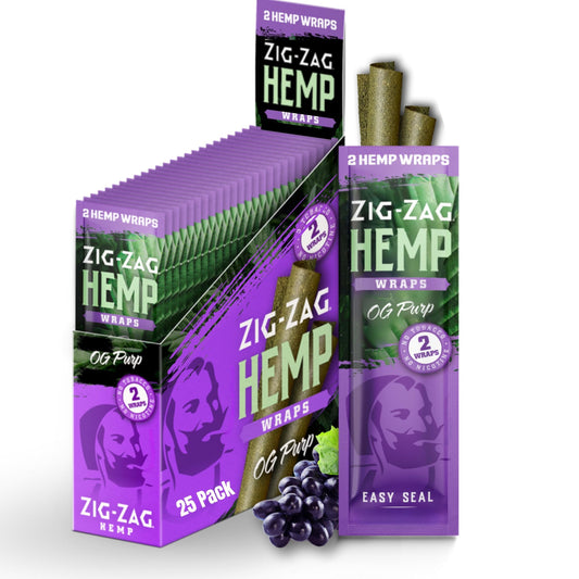 Zig Zag - Hemp Wraps - OG Purp 2ct - 25ct box