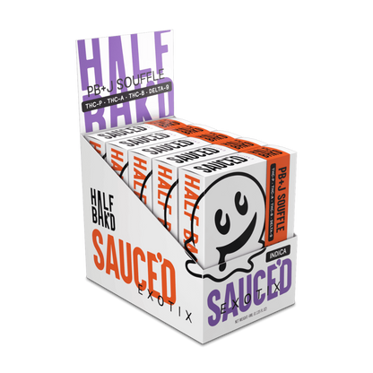Half Bak'd - 4g Dispo - Sauce'd Exotix THC-P - 5ct Variety Pack