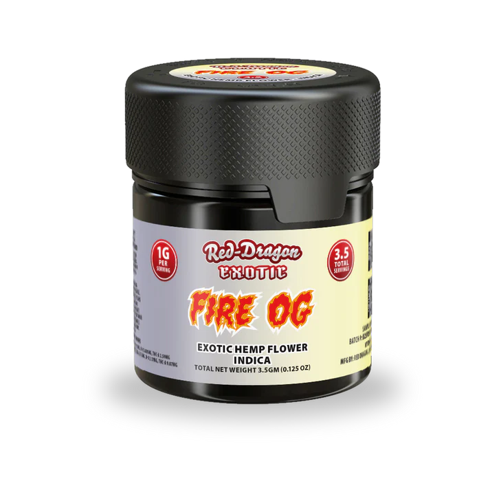 Red Dragon Exotic Hemp Flower - 3.5G