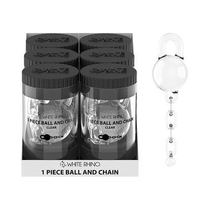 White Rhino - Terp Slurper - 6ct - 1-Piece Ball & Chain - Assorted Colors
