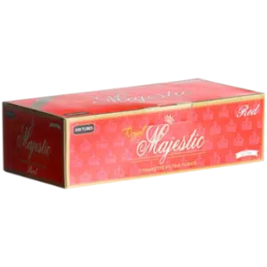 Royal Majestic - Cig Tubes - King - Red - 200pk - 5ct [ 2473 ] +