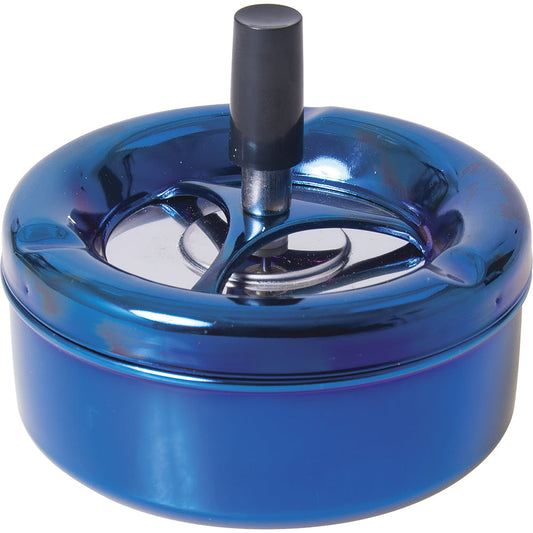 Ashtray - Anodized Spinning Ashtray - Icy Blue [ A196 ] +