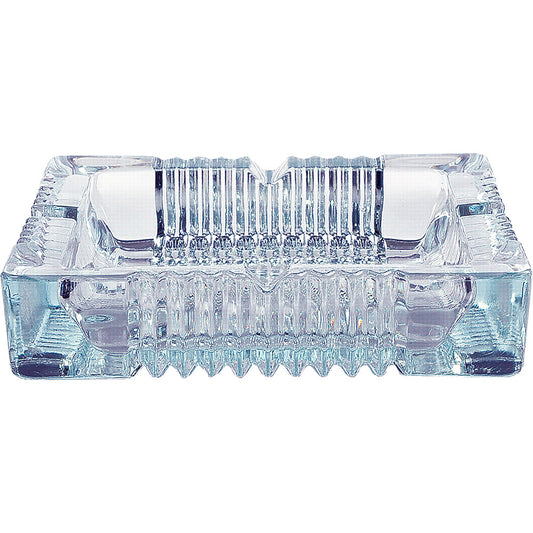 Fujima - Ashtray - Square Glass - Blue - 8" x 8" [ A77 ]