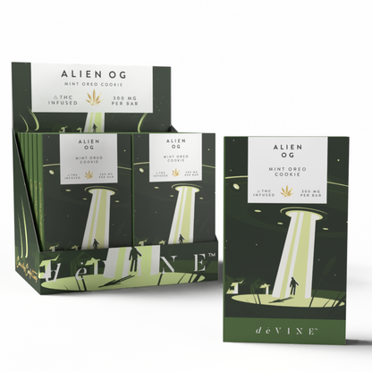 Cannabis Confection- Alien OG  15 serving bar - 300mg