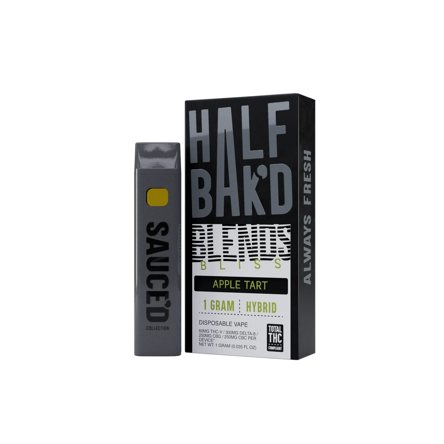 Half Bak'd - Blends 1g Disposable - 5ct