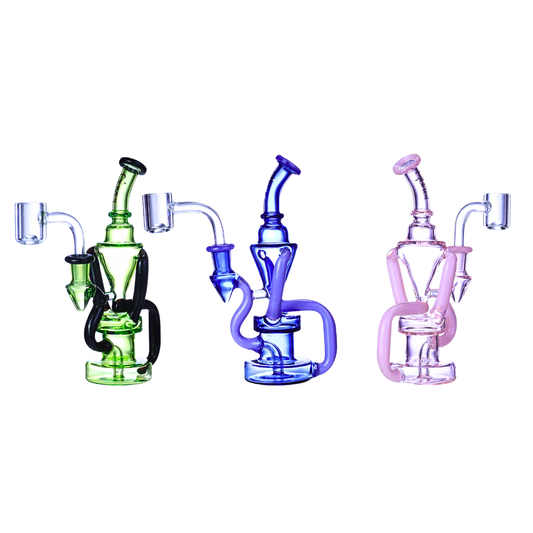 Clover - WP - 6" Two Tone 2-Arm Floating Recycler - Asst