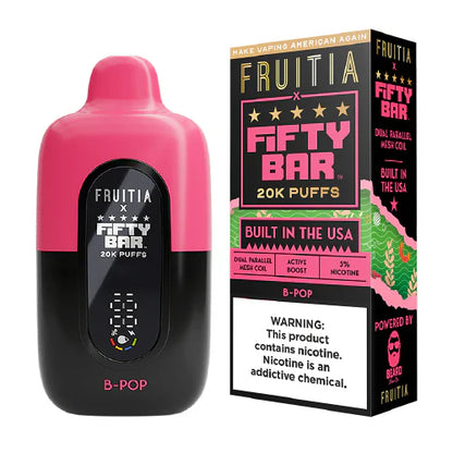 Fifty Bar x Fruitia 20k - 18ml - 5ct +