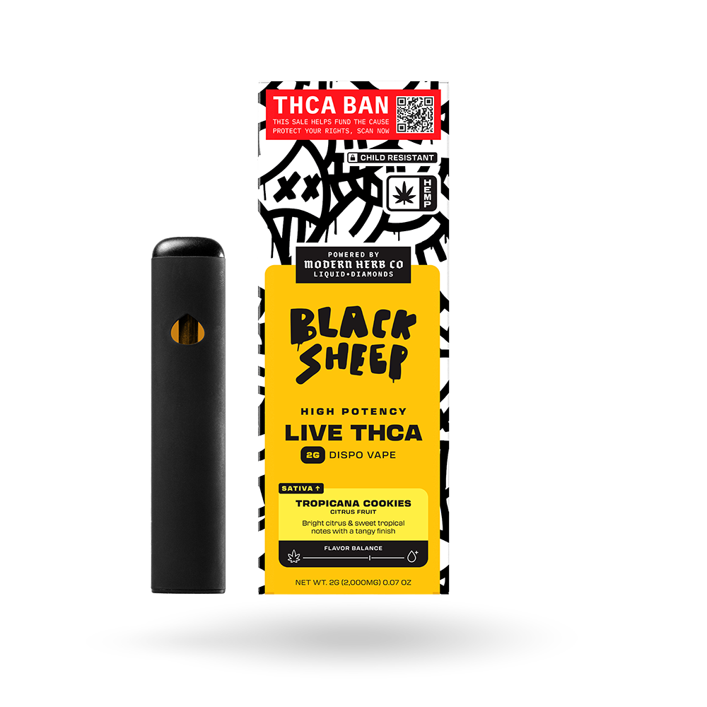 Modern Herb Co - Black Sheep - 2g Live THCA Disposable - 6ct