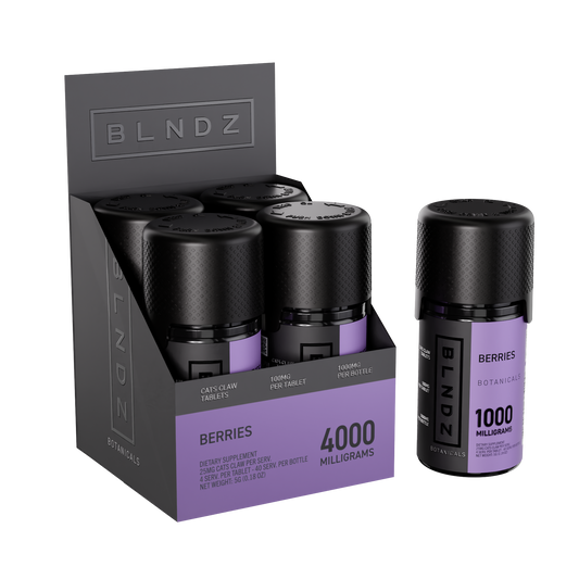 BLNDZ - 100mg Botanical Cat's Claw Extract Tabs - 10pk - 4ct