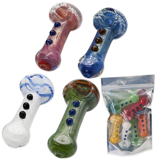 Hand Pipes - 3" Triple Straight Marvels - 6ct