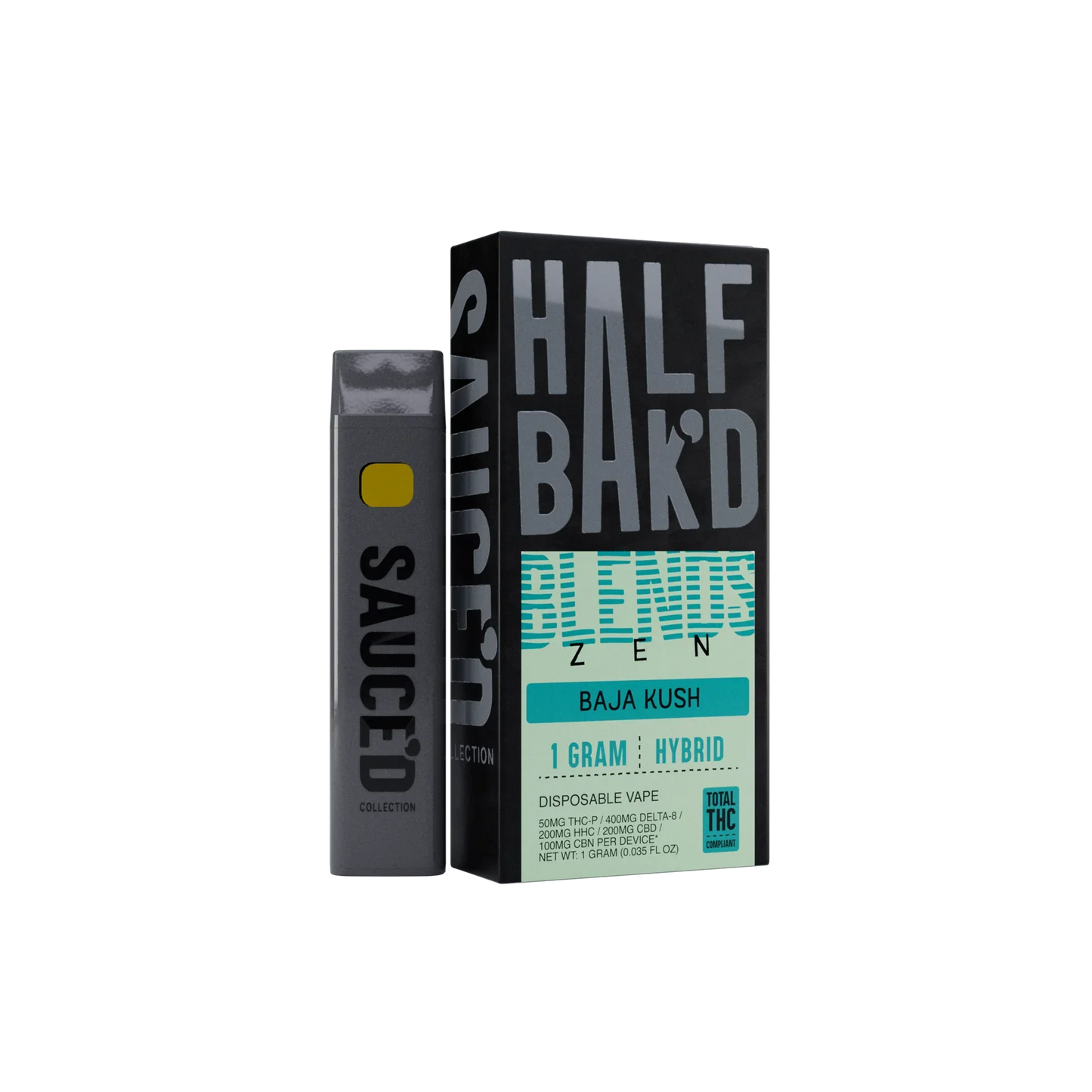 Half Bak'd - Blends 1g Disposable - 5ct