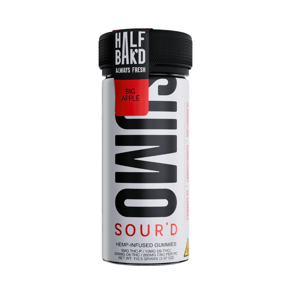 Half Bak'd Sumo Sour'd Gummies - 25pk | 6ct