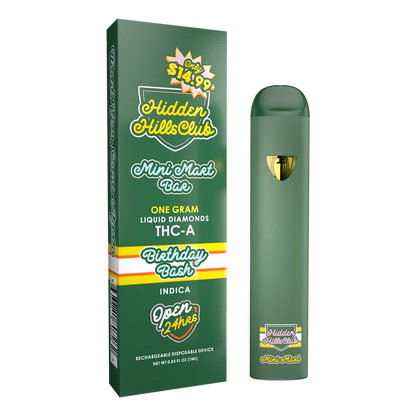 Hidden Hills - 1g Dispo - THC-A Mini Mart - 5ct