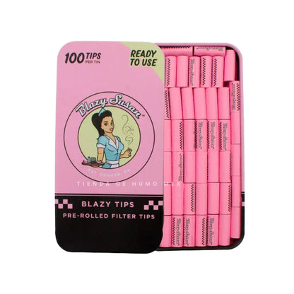 Blazy Susan - Tips - Pre-rolled - 100pk - 12ct