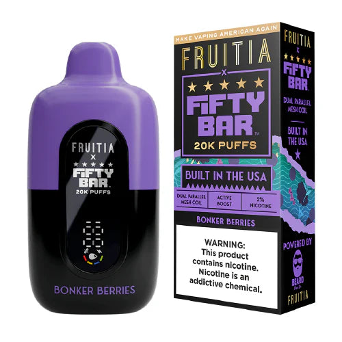 Fifty Bar x Fruitia 20k - 18ml - 5ct +