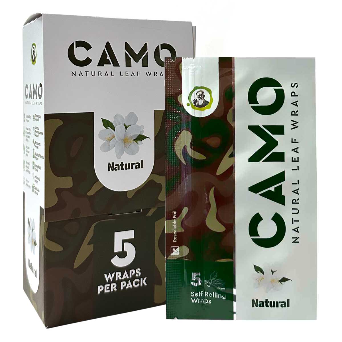 Camo Wraps - Assorted Flavors Collection - 5pk - 25ct