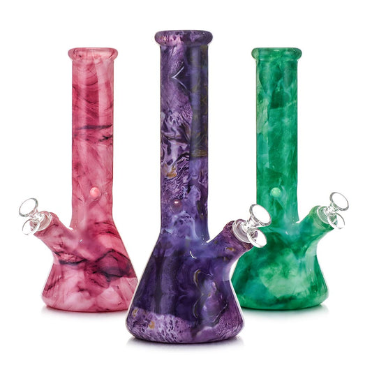 WP - 16" 7mm Marble Beaker - Asst [ CB162 ]