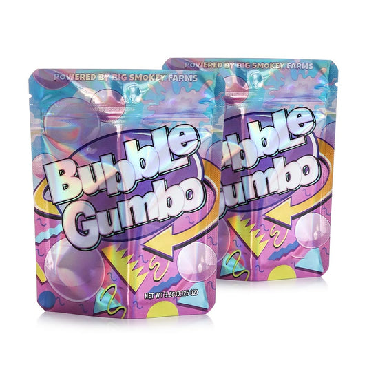 Mylar Bags - 3.5g - Designer Bubble Gumbo - 100ct