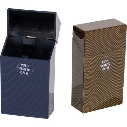 Fujima - Cig Case - 12ct - 100s Plastic Carbon Fiber