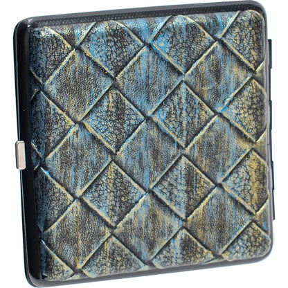 Fujima - Cig Case - 12ct - King Leather Checkered