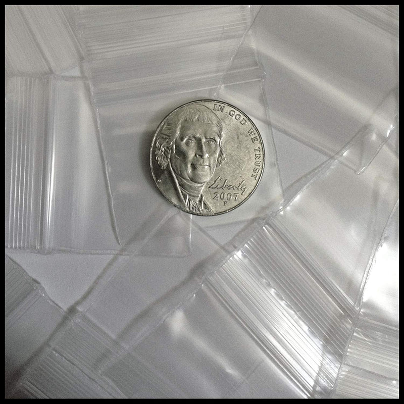 Apple Bags - 1" x 1.25" - 100pk - 10ct - Clear