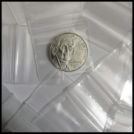 Apple Bags - 1" x 1.25" - 100pk - 10ct - Clear