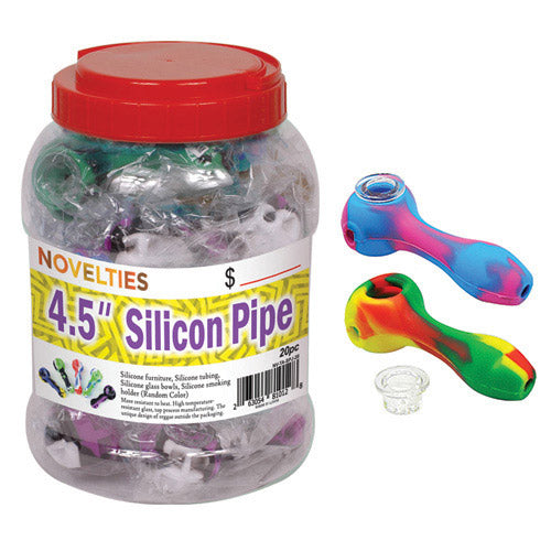 HP - 4.5" Silicone Spoon -20ct - Asst