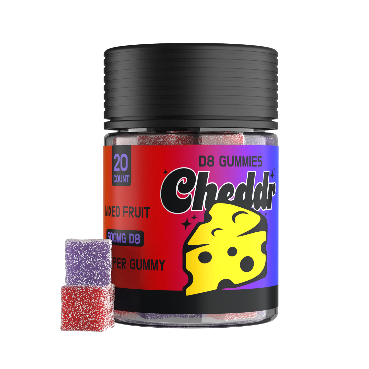 Cheddr 20ct D8 Gummies