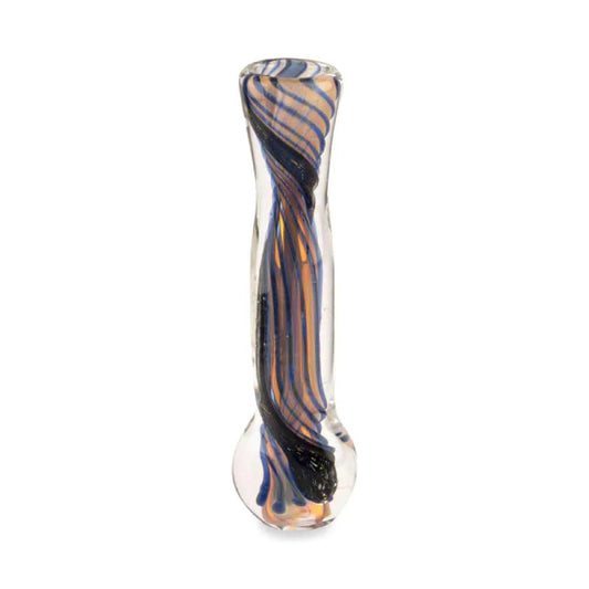 Custom Glass One Hitter - 3.5" - Gold Fumed Black