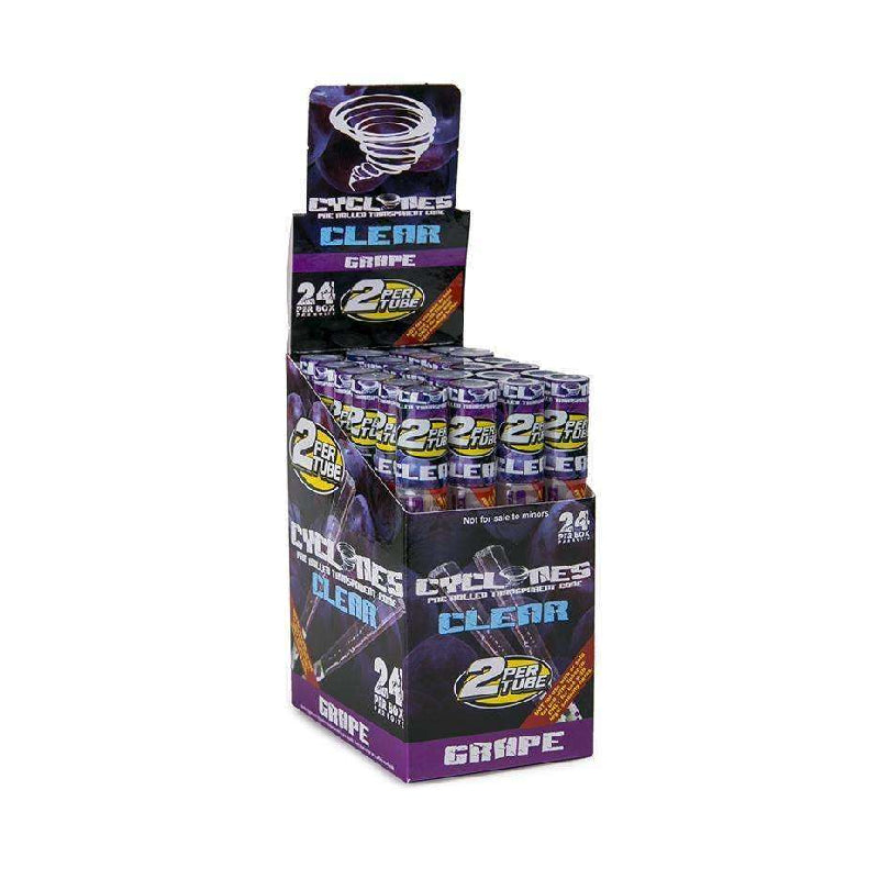 Cyclone Clear Cones - Assorted Flavors - 24ct