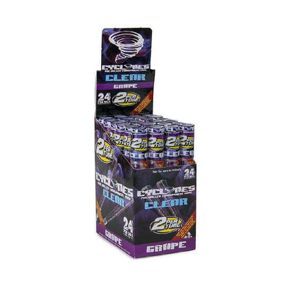 Cyclone Clear Cones - Assorted Flavors - 24ct