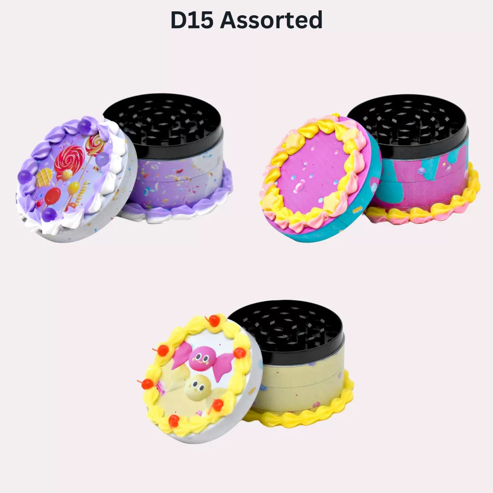 Cake (4pc) Grinder - Icing on Top - 63mm