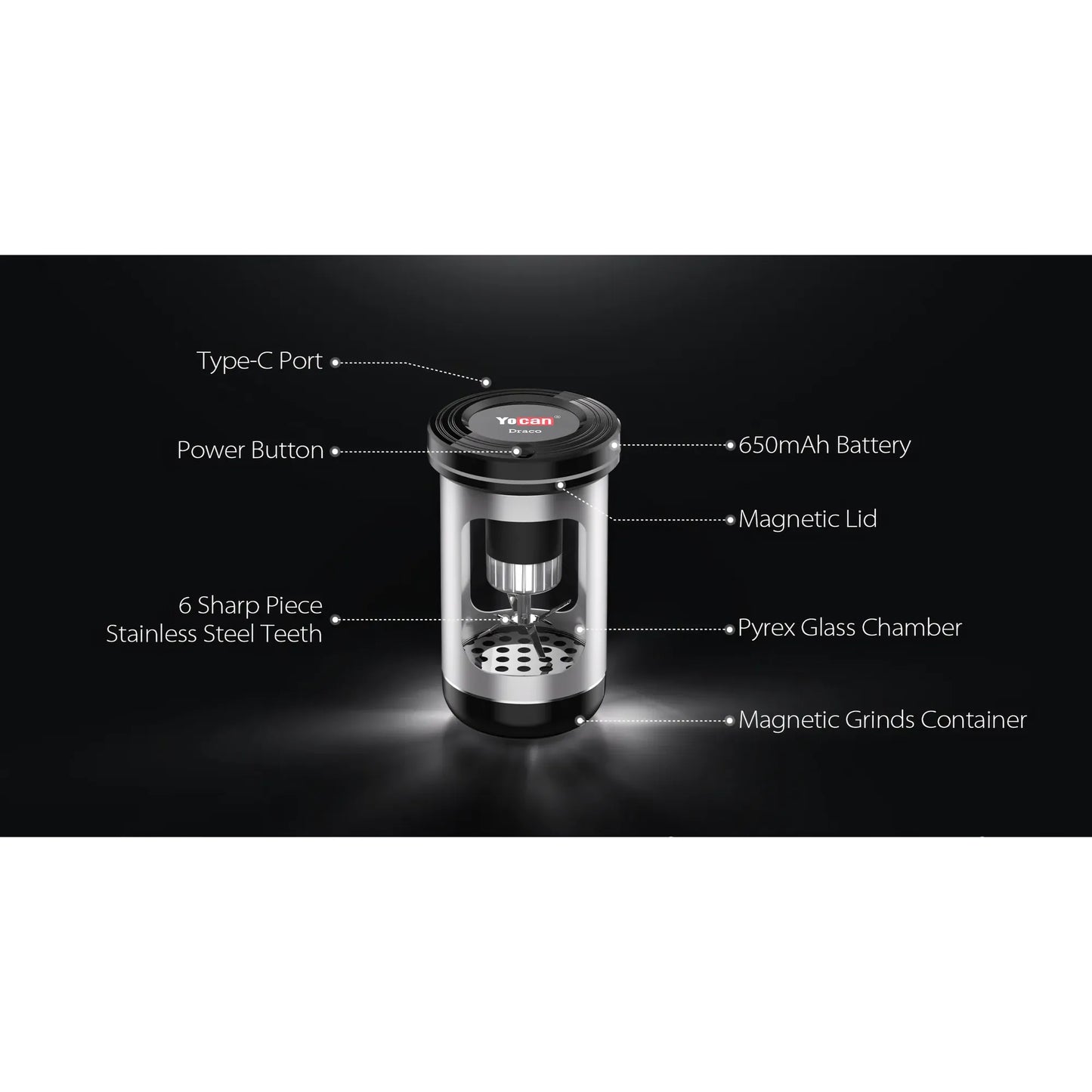 Yocan - Draco Electric Grinder