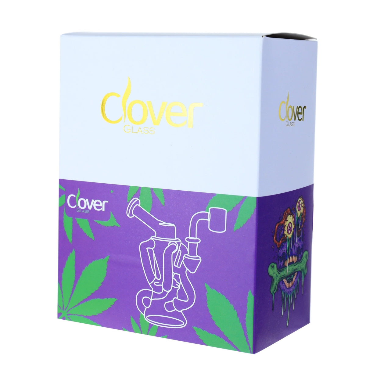 Clover - WP - 6" Two Tone 4-Arm Floating Recycler - Asst