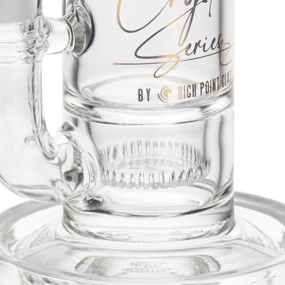 HPG Crystal Series - WP - 9.5" Slit Bucket Perc Straight