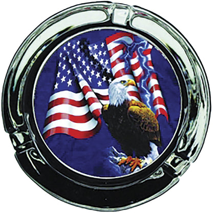 Fujima - Ashtray - Plain Eagle Flag Design - 6ct [ GA35 ]