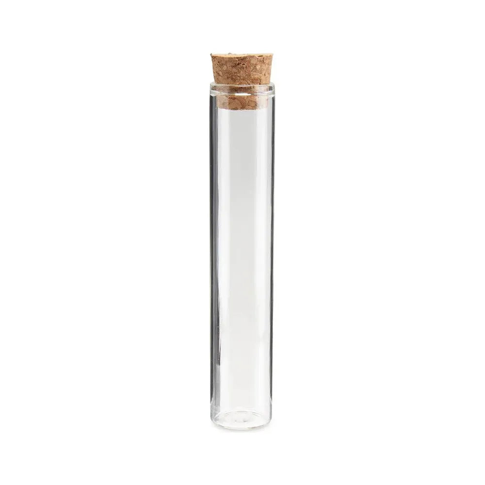 Loud Lock Clear Glass Tubes - 100ct - Assorted Tops