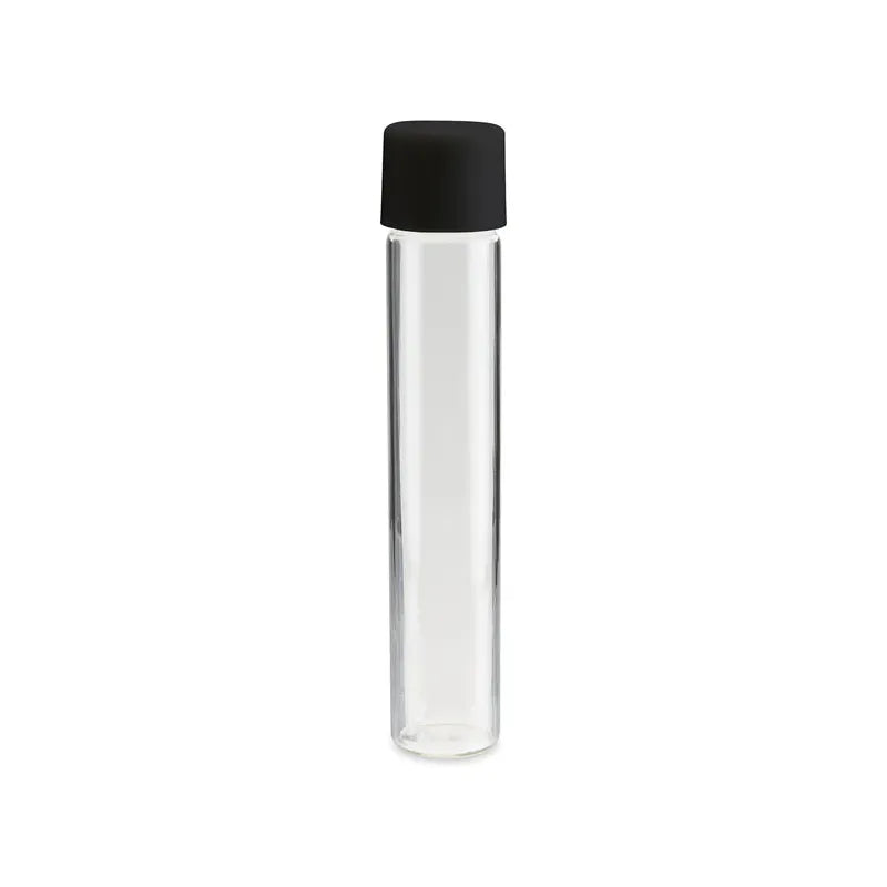 Loud Lock Clear Glass Tubes - 100ct - Assorted Tops