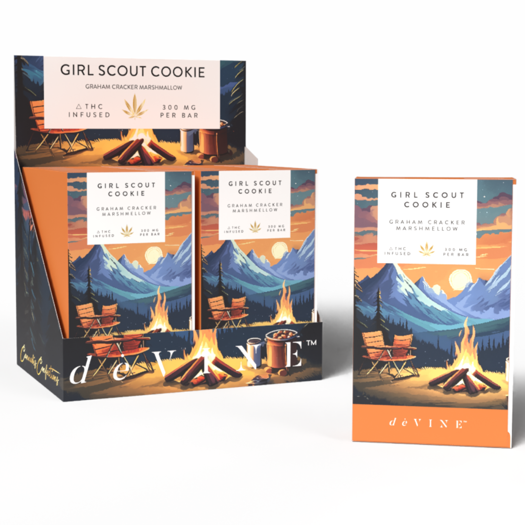 Cannabis Confection- Girl Scout Cookie  15 serving bar - 300mg