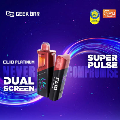Geek Bar Clio Platinum 50k Pods - 16ml - 5ct