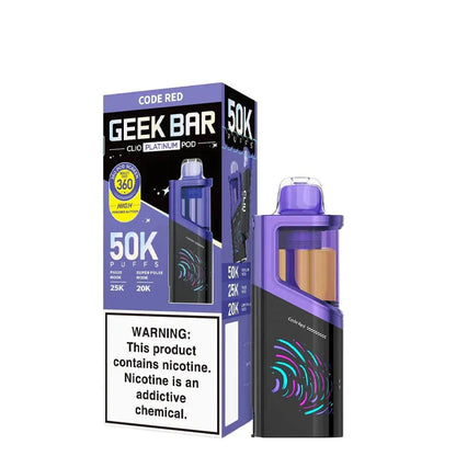 Geek Bar Clio Platinum 50k Pods - 16ml - 5ct