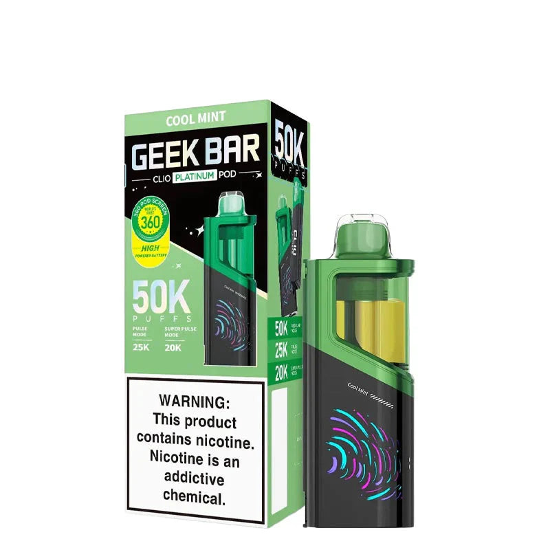 Geek Bar Clio Platinum 50k Pods - 16ml - 5ct