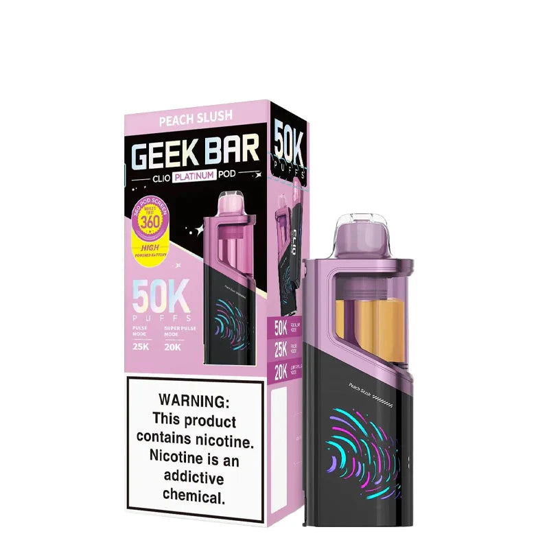 Geek Bar Clio Platinum 50k Pods - 16ml - 5ct