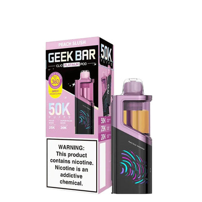 Geek Bar Clio Platinum 50k Pods - 16ml - 5ct