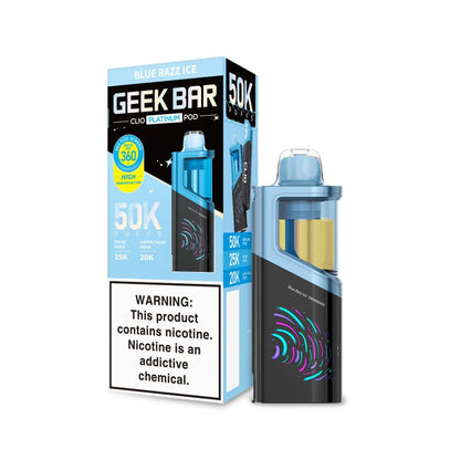Geek Bar Clio Platinum 50k Pods - 16ml - 5ct